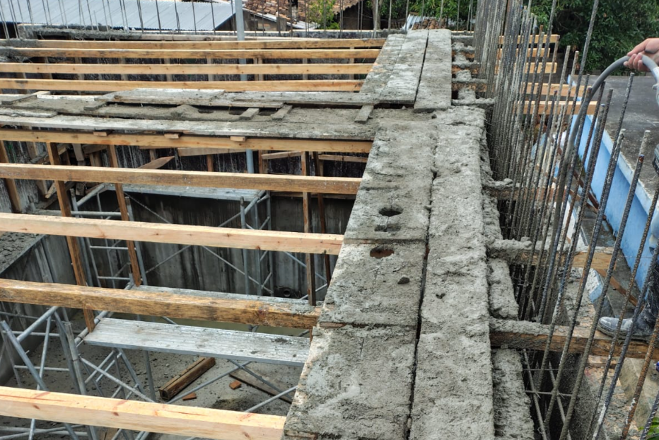 Vaciado de Concreto en Losa Superior
